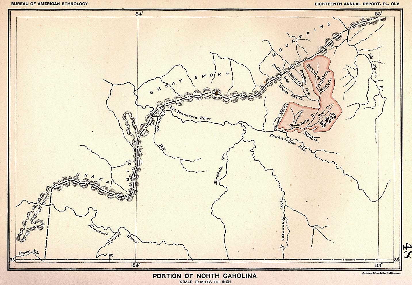 Portion of North Carolina, Map 48