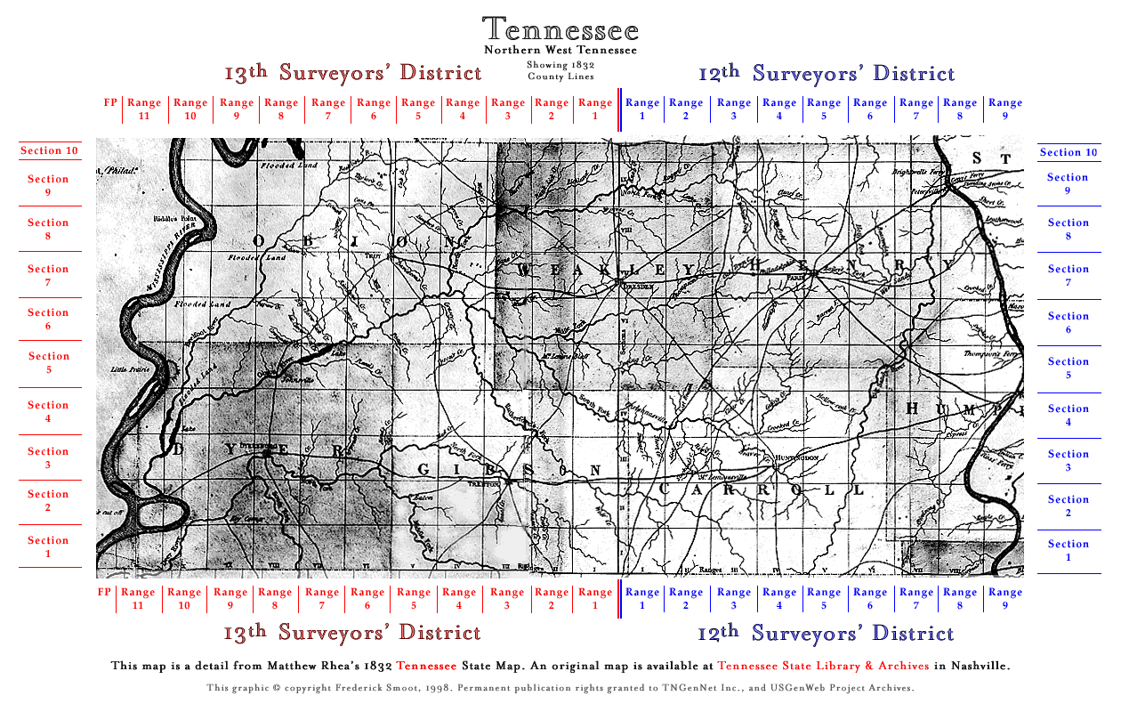 12th and 13th Surveyors’ Districts